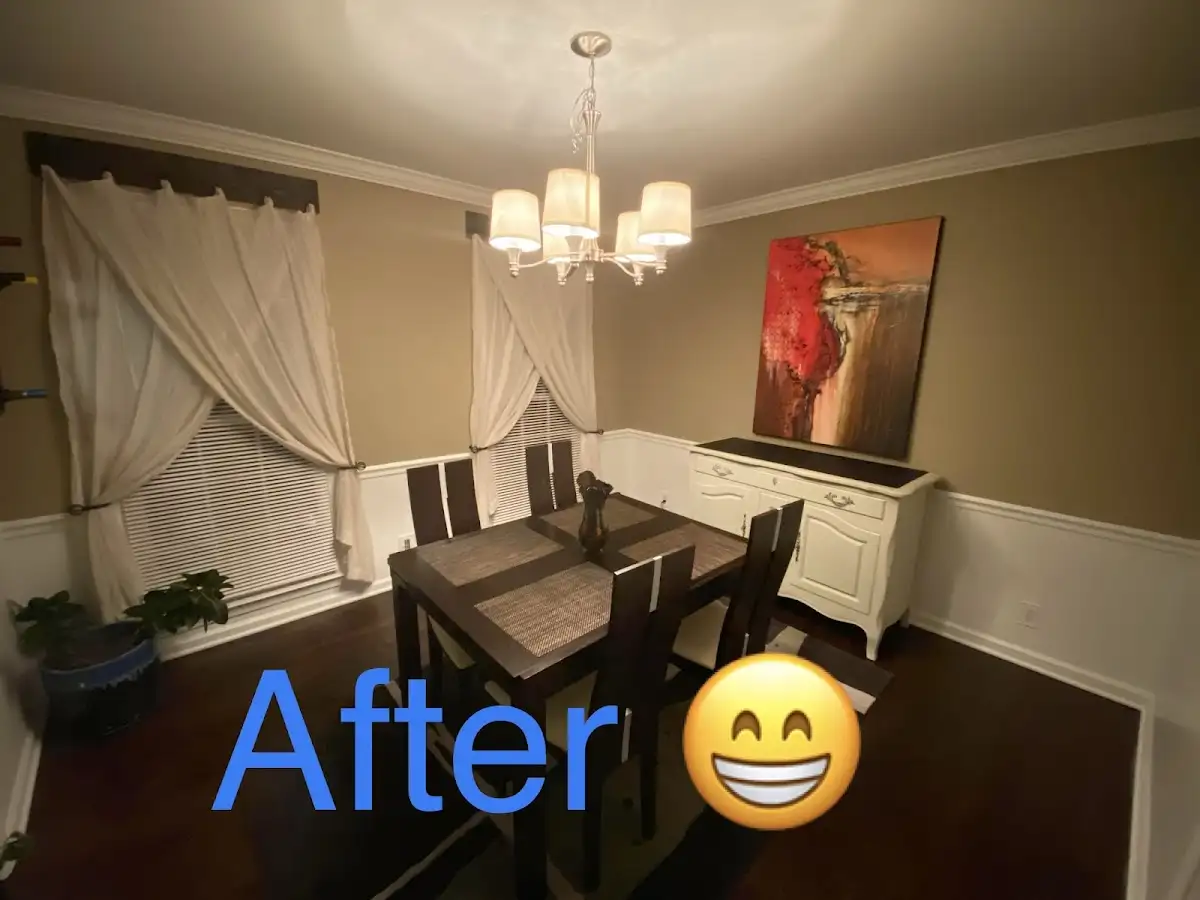 Professional dining room restoration after water damage in Providence Village